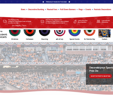 Independence Bunting & Flag Corp start running