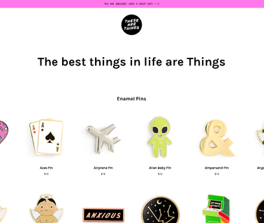 These Are Things contemporary stationery