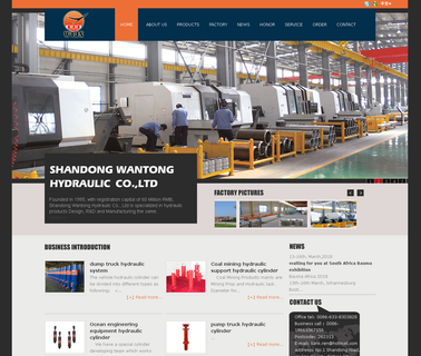 Shandong Wantong Hydraulic cylinder floor