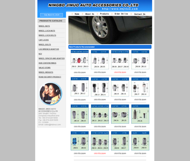 Ningbo Yinzhou Jinuo Auto Accessories wheel lock nut bolt