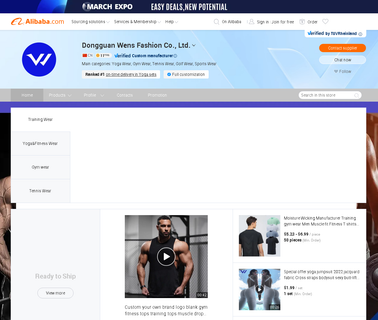 Dongguan Wens Fashion training tops