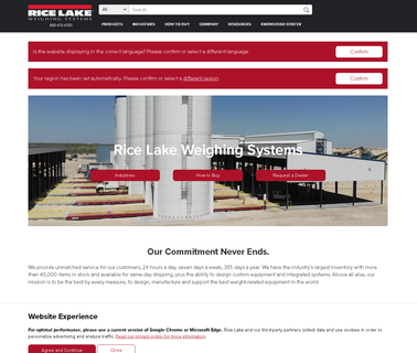 Rice Lake Weighing Systems truck scales