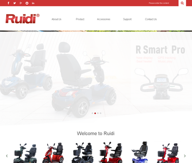 Jinhua Ruidi Vehicle Industry electric mobility scooter