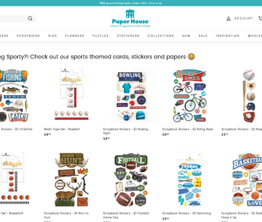 Paper House Productions bookmarks wholesale