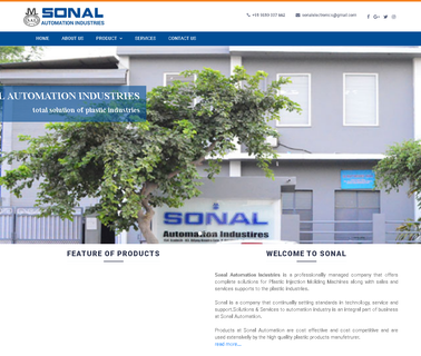 Sonal Automation blow molding plastic mold machine