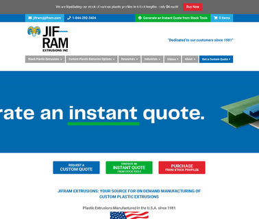 Jifram Extrusions easy bars