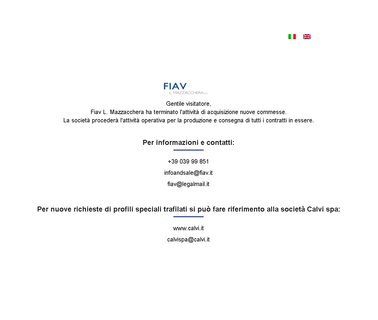 Fiav L Mazzacchera Spa electrical spacers