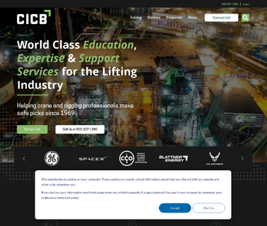 Crane Inspection & Certification Bureau Cicb osha crane inspection