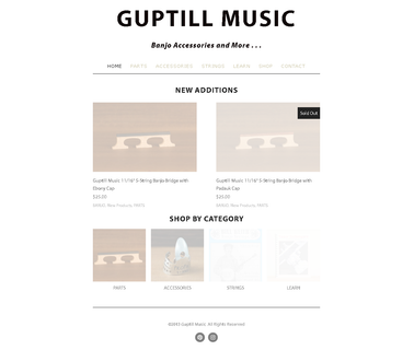 Guptill Music banjo guitar