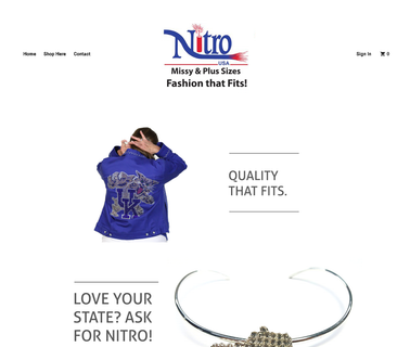 Nitro Usa, Ladies Collegiate Apparel ladies plus