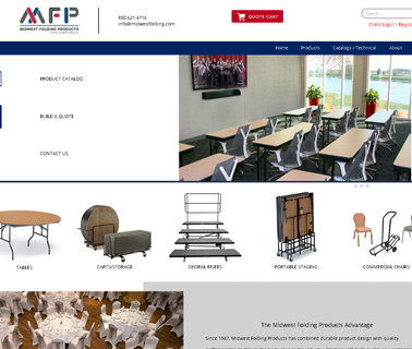 Midwest Folding Inc choral risers