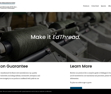 Eddington Thread Manufacturing made thread