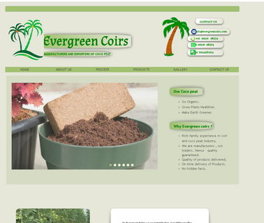 Evergreen Coirs rubberised coir