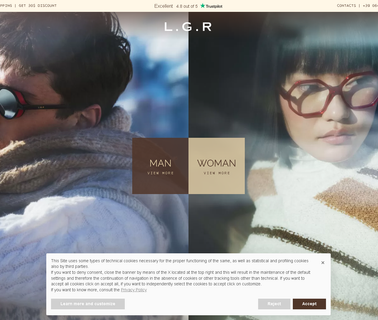 L.G.R men optical frames