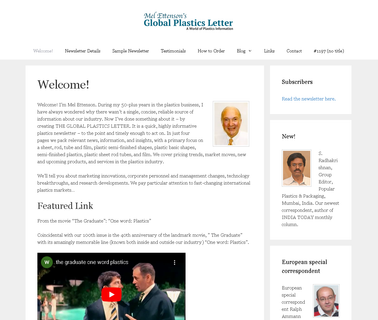Plastics Newsletter, The Global P regrind
