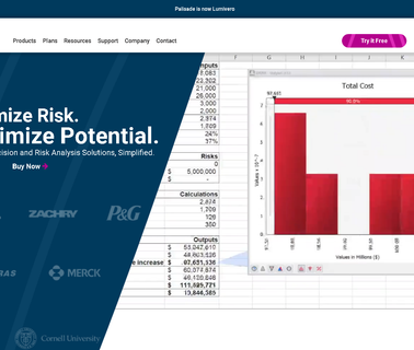 Palisade: Maker of Risk & Decision Analysis Software Using Monte business risk consulting