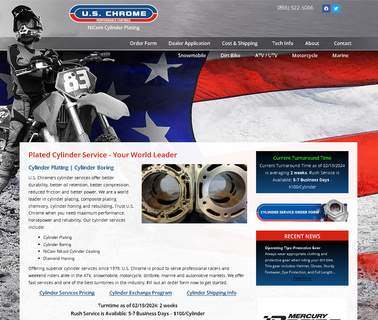 Us Chrome Cylinders & Pistons chrome repair