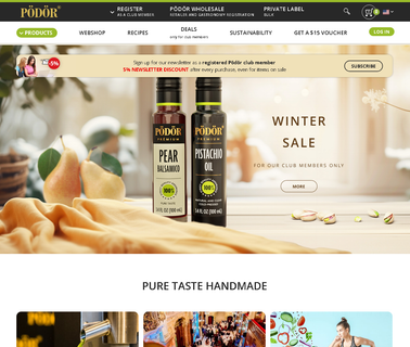 Podor Oils and Vinegars: Profile dent pdr