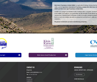 Klein Karoo International Pty organ products