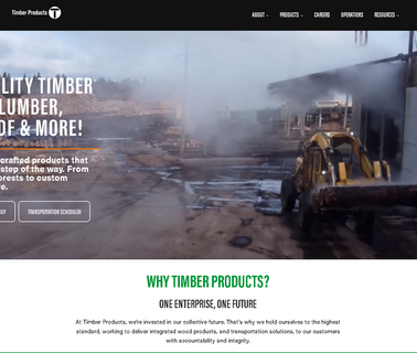 Timber Products Company laminates lumber