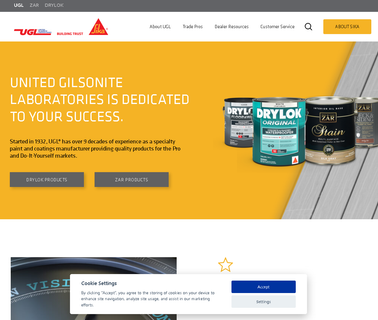 United Gilsonite Laboratories wood building paint