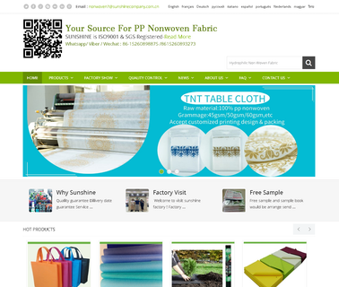 Sunshine Nonwoven Fabric & Clothesquanzhou cambrella