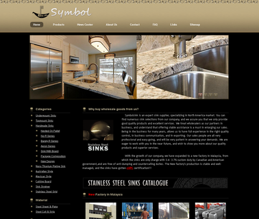 Symbol Sink Co. undermount lavatory