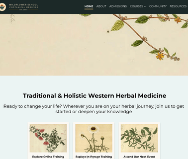 Wildflower School of Botanical Medicine member programs