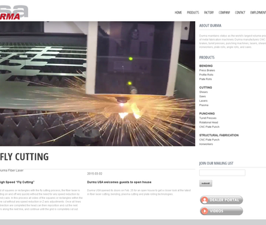 Durma/Sca turret punching machine