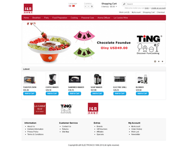 J & R Electronics dog