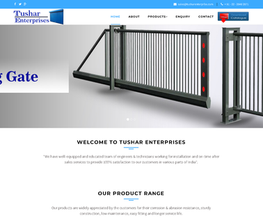 Tushar Enterprises road security barrier