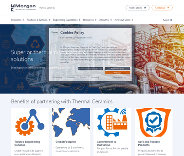 Morgan Advanced Materials heaters fire
