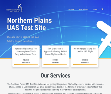 Northern Plains Uas Test Site media testing