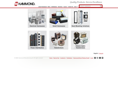 Hammond Manufacturing wall transformer