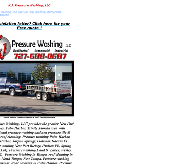 K.J. Pressure Washing and Non Pressure Roof Cleaning odessa