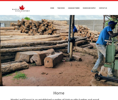 Maple Leaf Export pages
