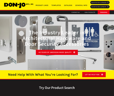 Don Jo Manufacturing latching devices