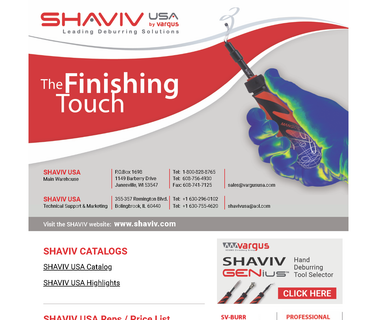 Shaviv Usa metal work tools
