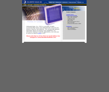 Collimated Holes  windows easy