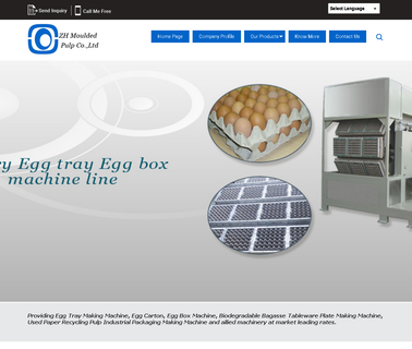 Zh Moulded Pulp Co. carton paper making machine