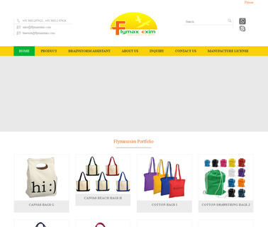 Flymax Exim canvas gift bags