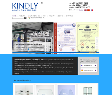 Qingdao Kangdeli Industrial and Trading tempered 5mm