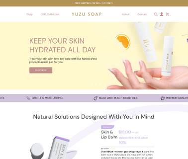 Home - Yuzu Soap modern juice