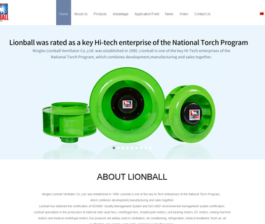 Ningbo Lionball Ventilator duct fan motor