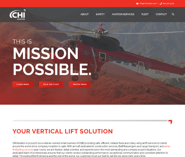 Chi Aviation; Chi Safe, Reliable, Helicopter department defense