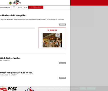 Consortium Du Jambon De Bayonne pigs