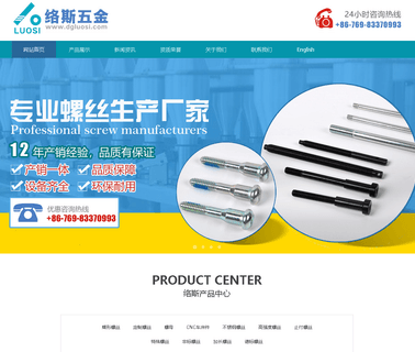 Dongguan Luosi Metal stainless steel non standard screw