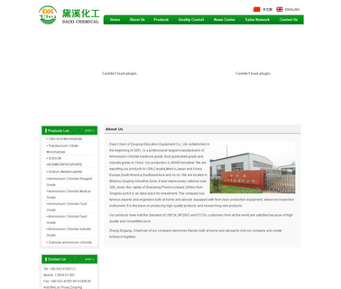 Daixi Chem Of Zouping Education Equipment ammonium