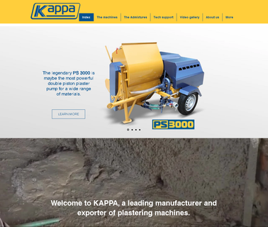 Kappa Building Machines foam plaster