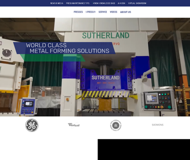 Sutherland Presses hydroforming